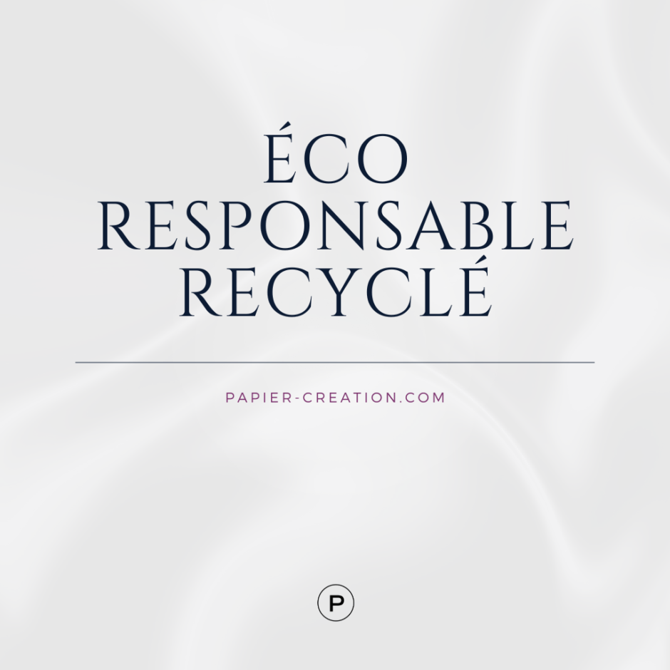 Éco-Responsable - Recyclé